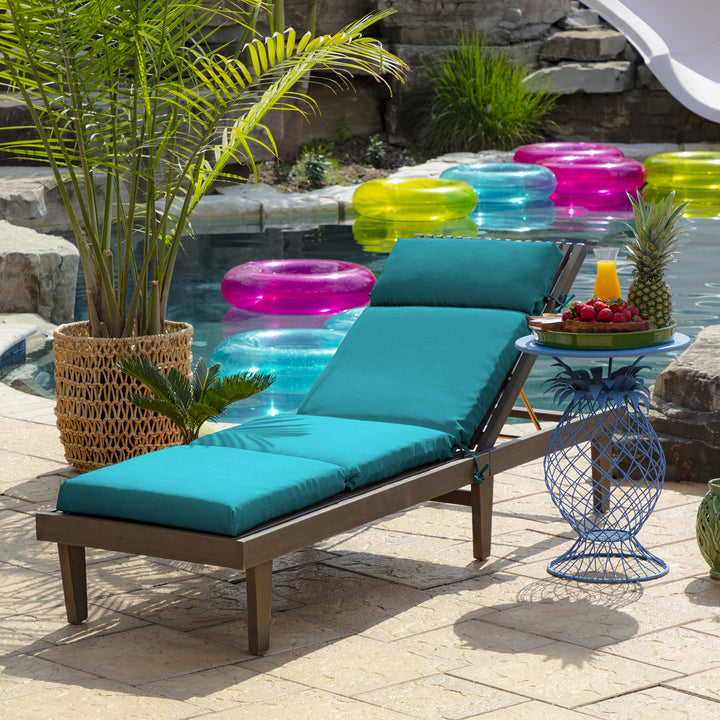 Arden Selections Leala Texture Outdoor Chaise Lounge Cushion