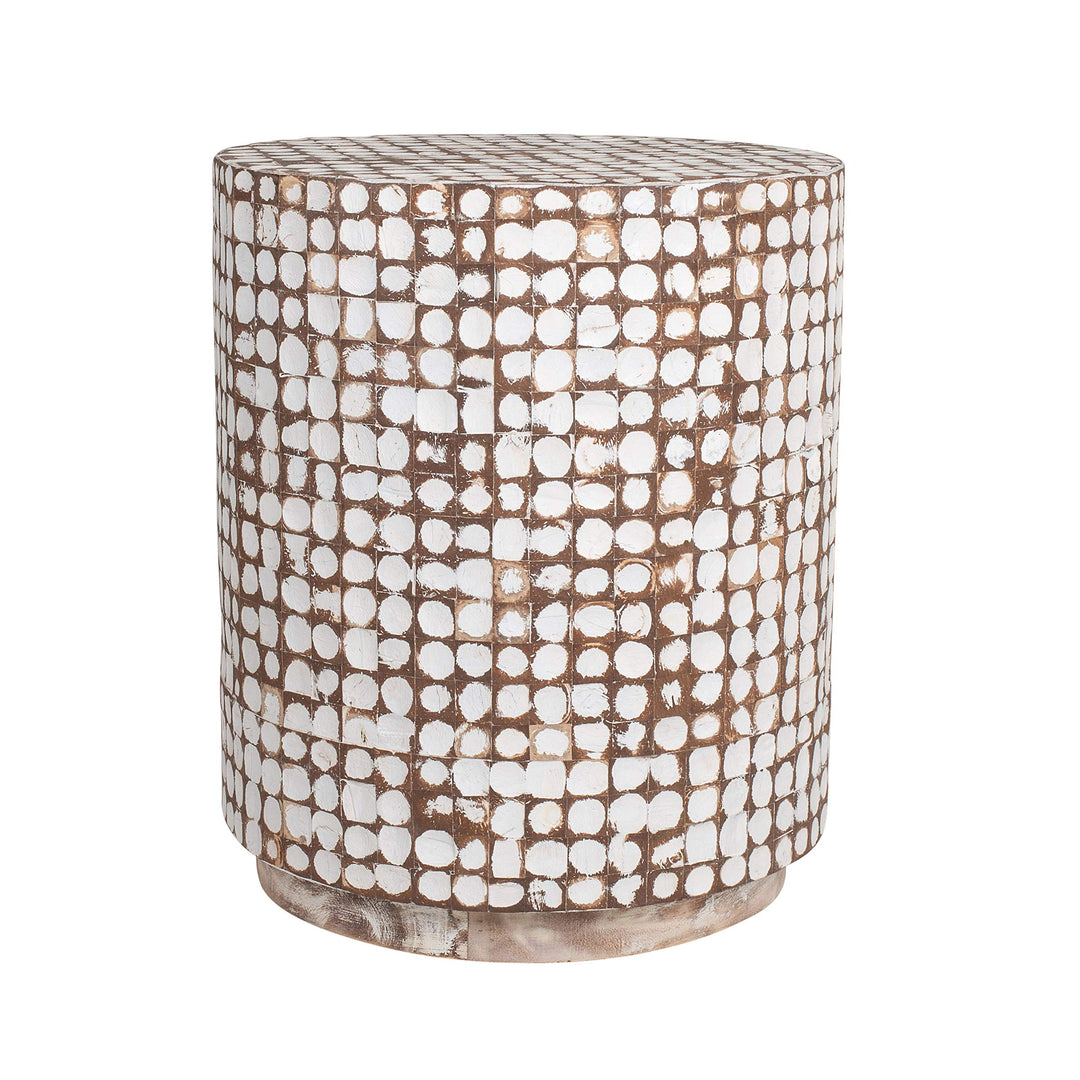 East at Main Simon end table White