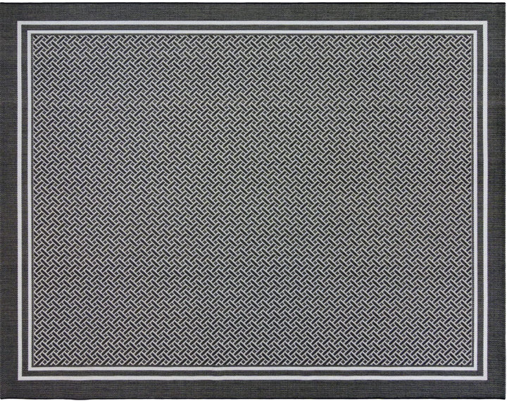 Gertmenian Indoor Outdoor Classic Flatweave Area Rug Stain & UV Resistant Carpet 8'9" x 13'