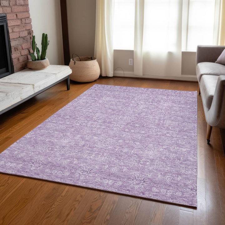 Addison Rugs Chantille ACN703 Lavender 5' x 7'6" Indoor Outdoor Area Rug Easy - Diamond Home USA