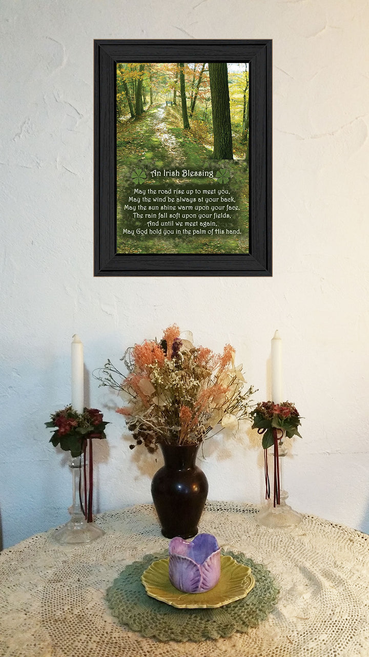 Irish Blessing By Trendy Decor4U Printed Wall Art Ready To Hang Framed