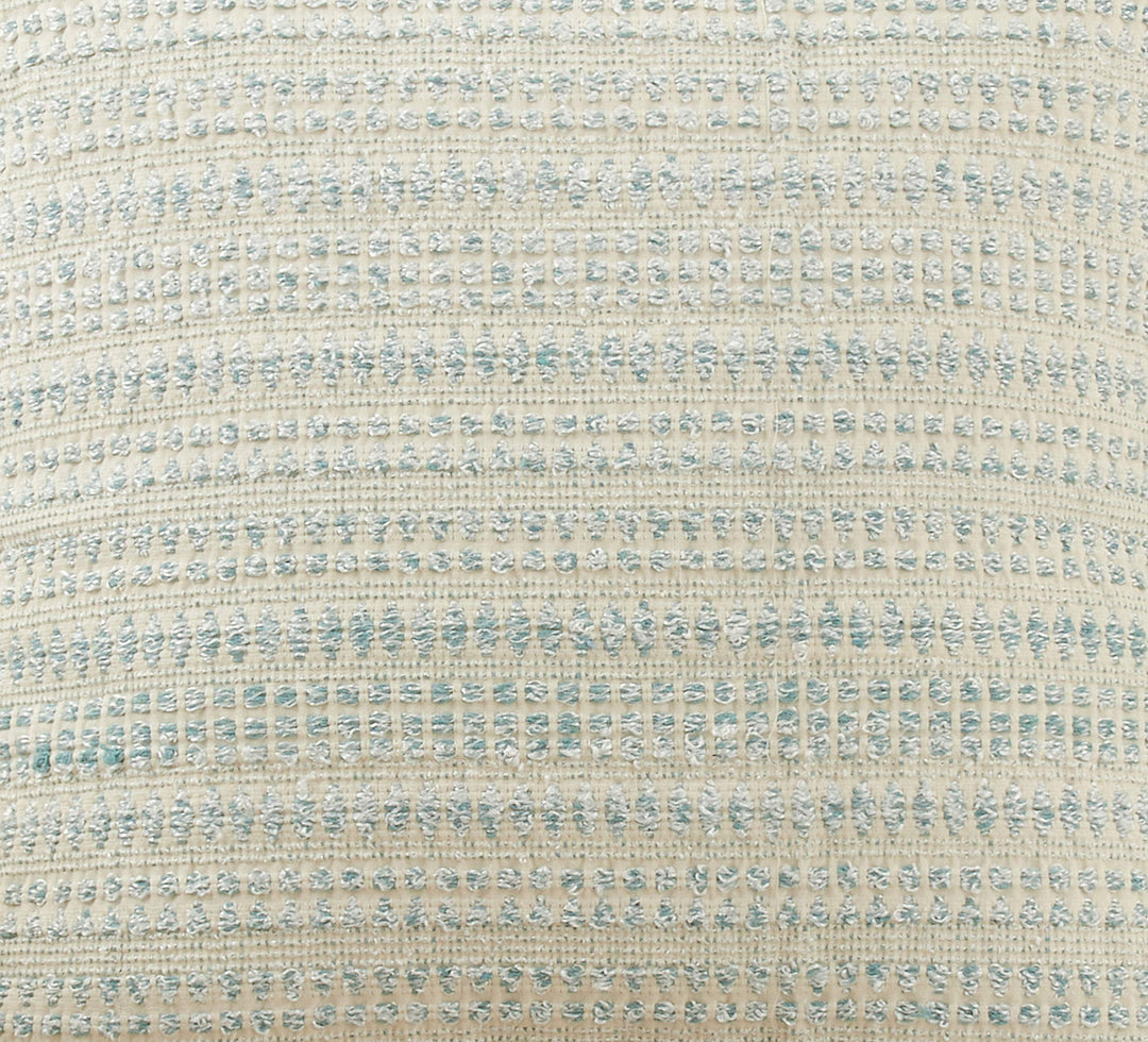 Woven Line Table Runner Aqua