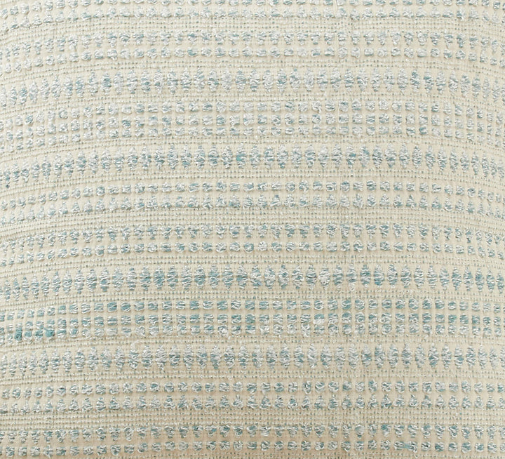 Woven Line Table Runner Aqua