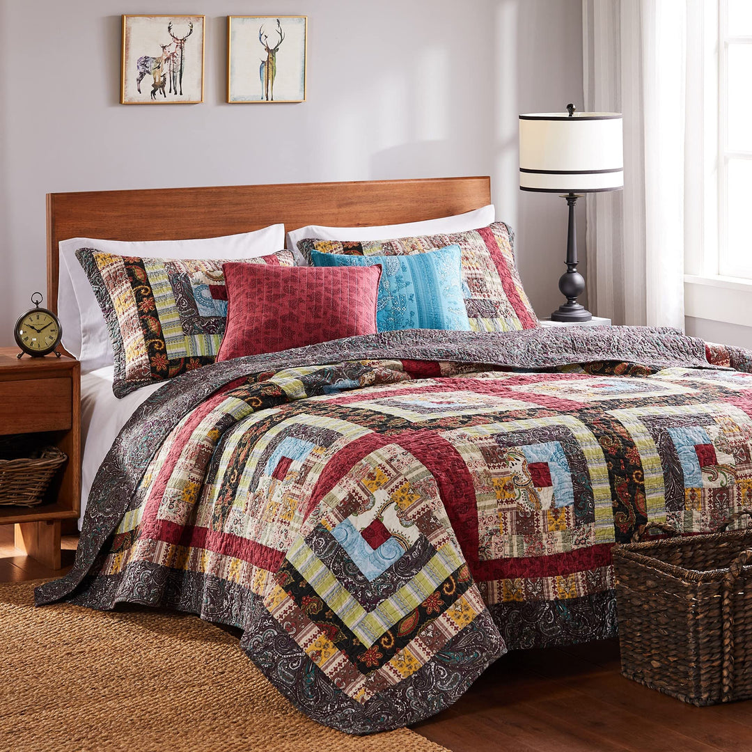 Greenland Home Colorado Lodge Quilt Set Full/Queen (3 Piece) Multi