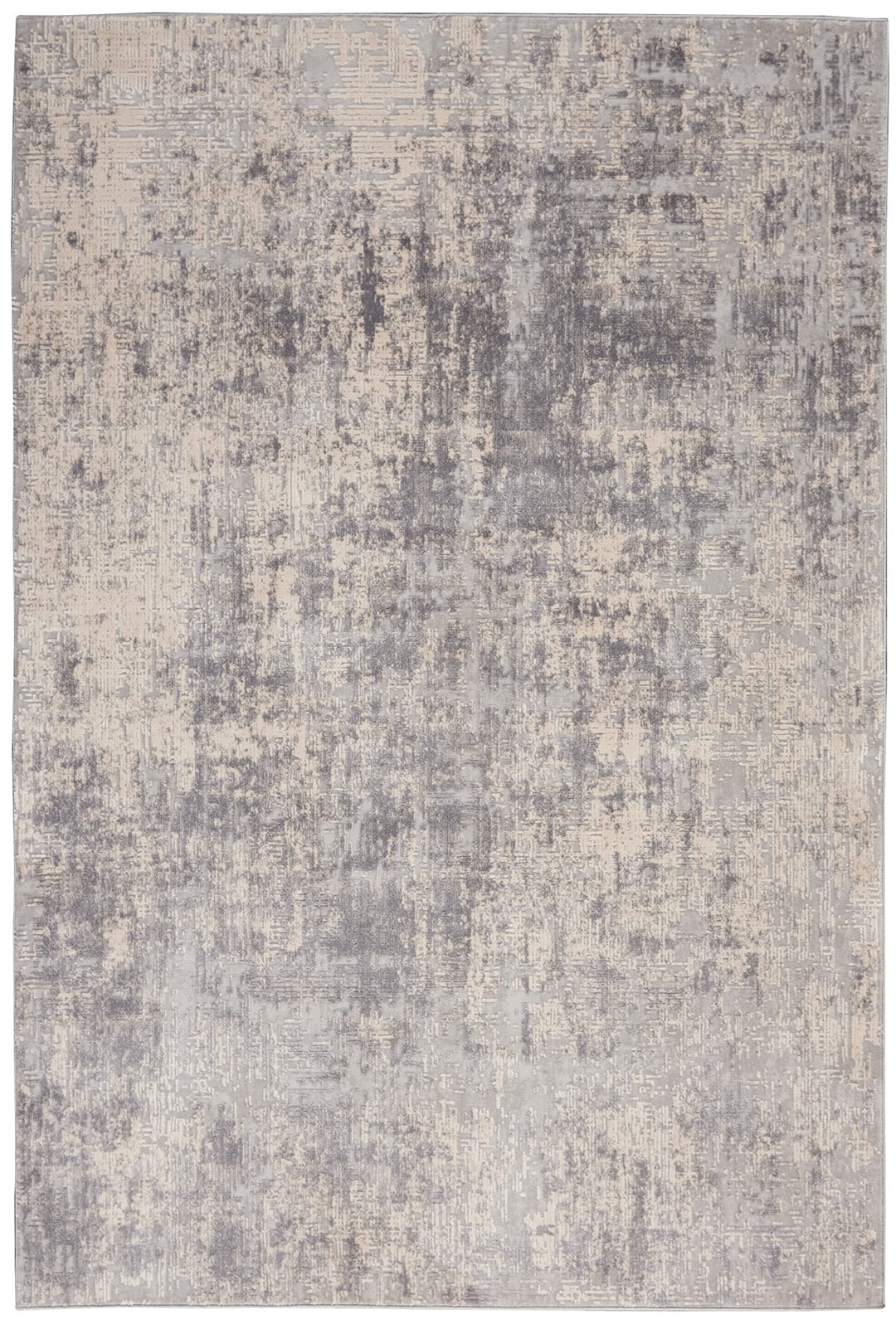 Rustic Textures Distressed Contemporary Abstract Area Rug