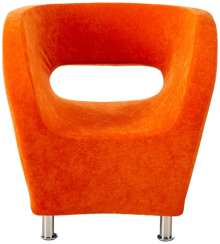 Christopher Knight Home CKH Modern Microfiber Accent Chair Orange