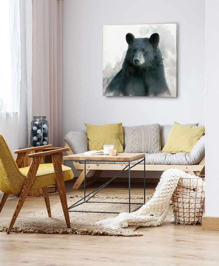 Wexford Home Rainsoft Bear Gallery Wrapped Canvas Wall Art 40x40