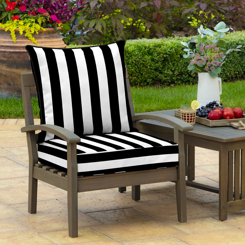 Arden Selections Outdoor ep Seat Set 24 x 24 Water Repellent Fade Resistant - Diamond Home USA