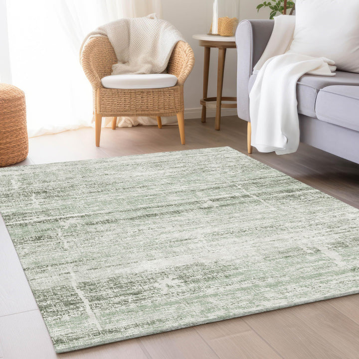 Addison Rugs Chantille ACN747 Sage 8' x 10' Indoor/Outdoor Machine Washable Easy - Diamond Home USA