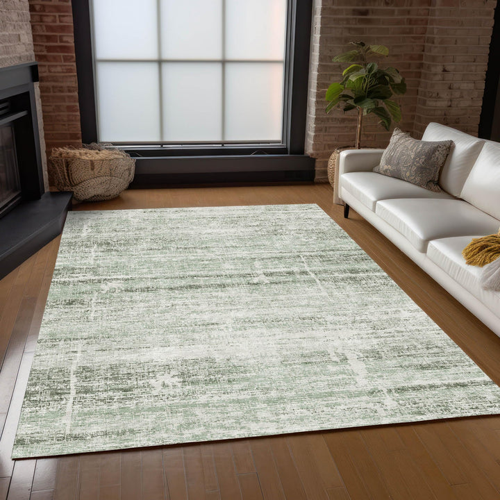 Addison Rugs Chantille ACN747 Sage 8' x 10' Indoor/Outdoor Machine Washable Easy - Diamond Home USA