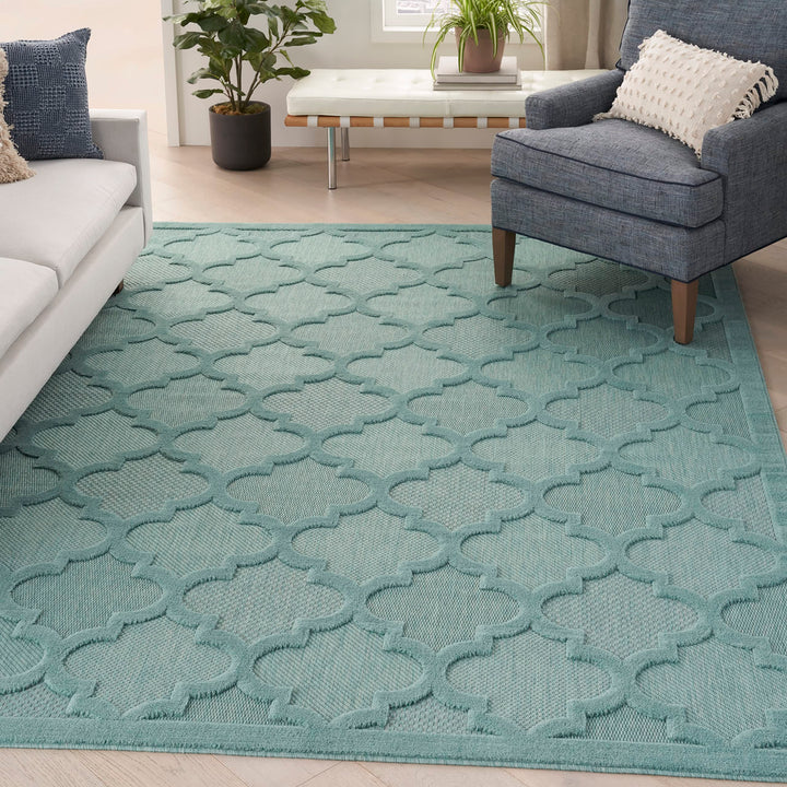 Nourison Easy Care Indoor/Outdoor Moroccan Trellis Area Rug