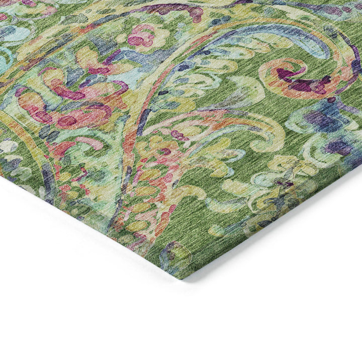 Addison Rugs Chantille ACN834 Fern 9' x 12' Indoor/Outdoor Machine Washable Easy - Diamond Home USA