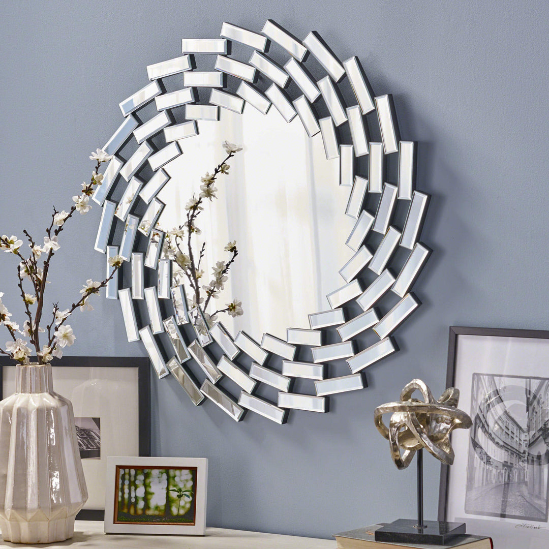 Christopher Knight Home Lileas Glam Wall Mirror Clear