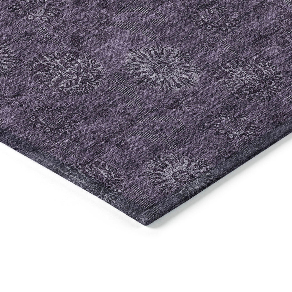 Addison Rugs Chantille ACN788 Eggplant 8' x 10' Indoor/Outdoor Machine - Diamond Home USA