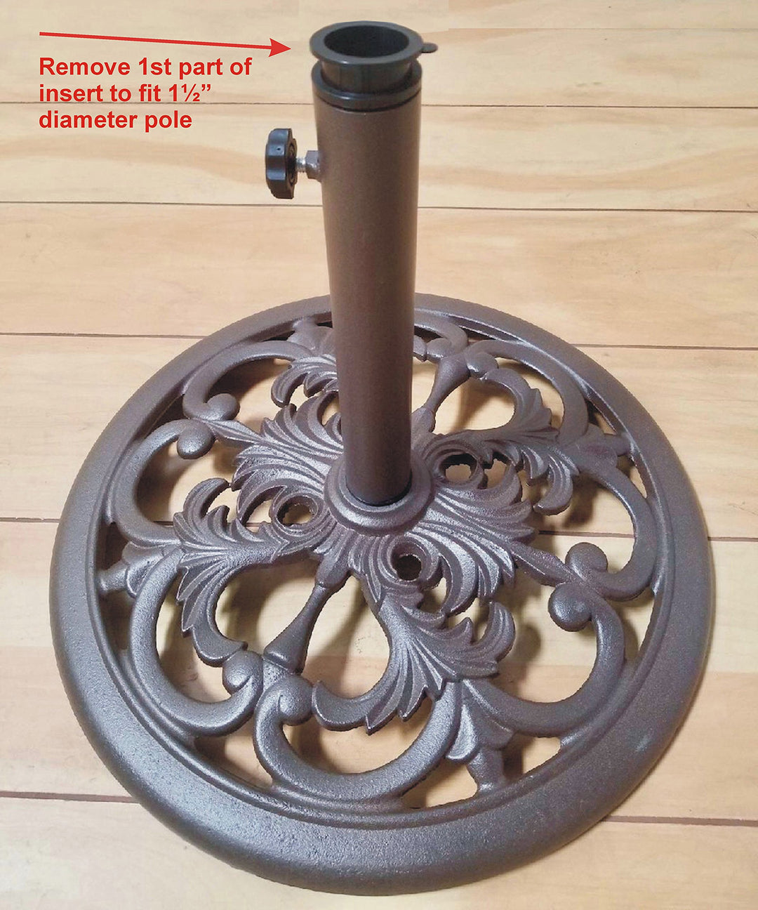 TropiShade 30-Pound Bronze Powder-Coated Cast Iron Umbrella Stand