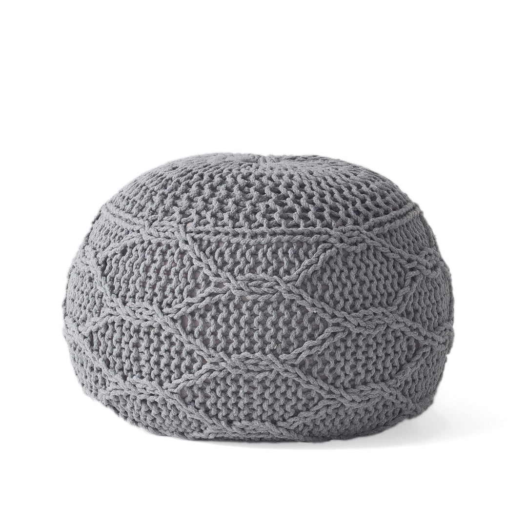 Christopher Knight Home Morven Pouf Gray