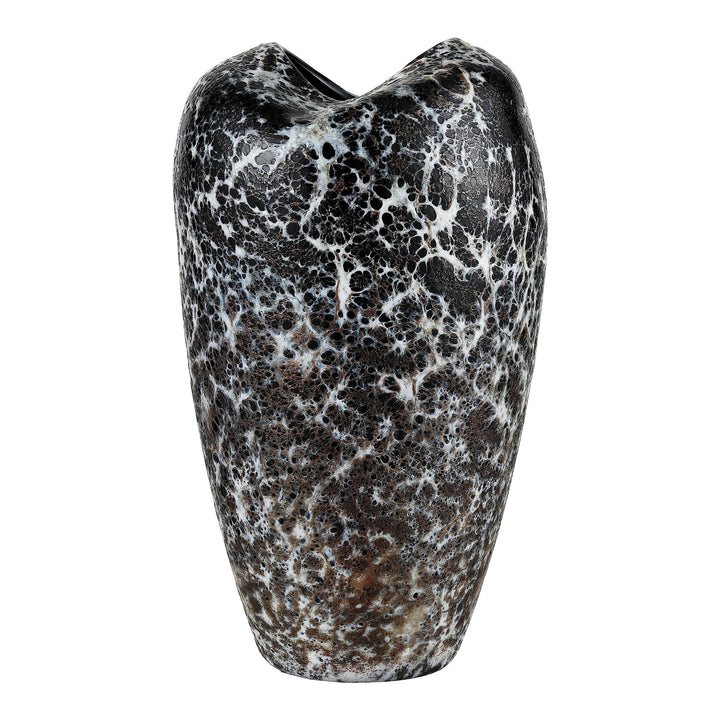 Vase Large Black Glass