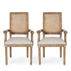 Christopher Knight Home Maria DINING CHAIR SETS Wood Beige + Natural Set of 2 - Beige + Natural