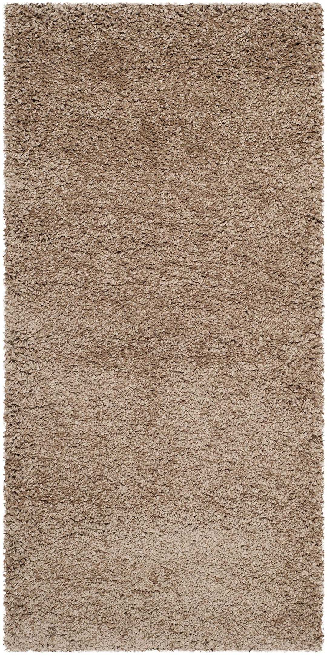 SAFAVIEH Milan Shag Collection Accent Rug - 2' x 4' Dark Beige Solid Design