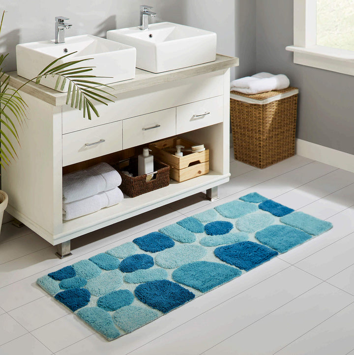 Chesapeake Merchandising Pebbles Bath Rug Runner