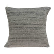 Square Southwest Gray Accent Pillow Cover Grey Ikat Cotton Single Reversible