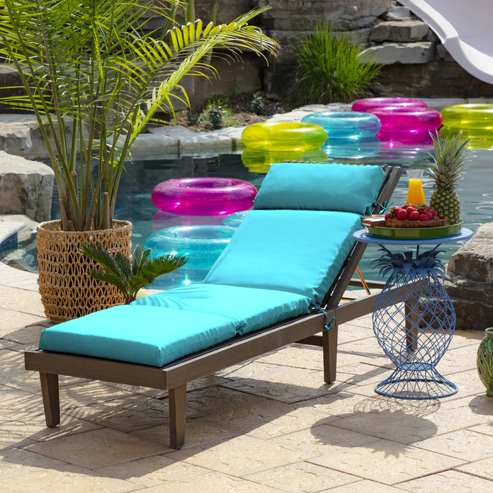 Arden Selections Leala Texture Outdoor Chaise Lounge Cushion