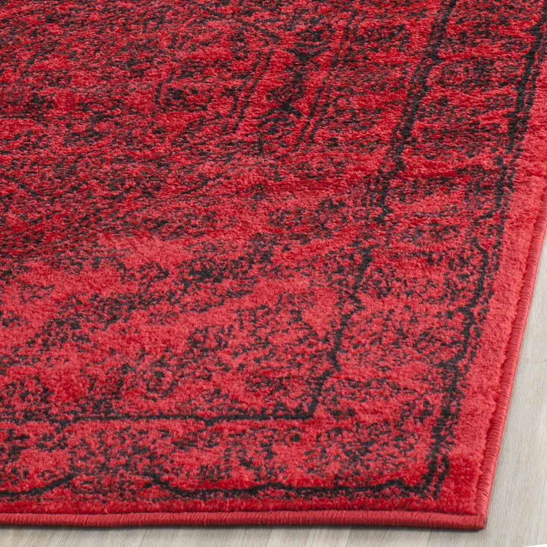 SAFAVIEH Adirondack Collection Runner Rug - 2'6" x 16' Red & Black Oriental