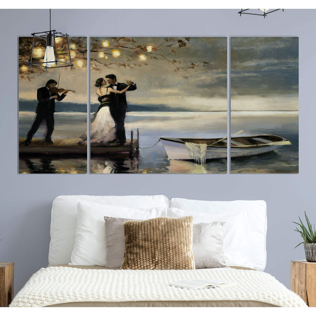 Wexford Home 'Twilight Romance' Canvas Wall Art 24x48