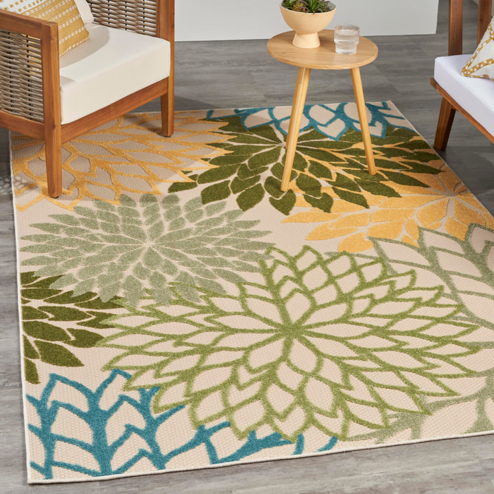 Nourison Aloha Floral Modern, Indoor/Outdoor Area Rug