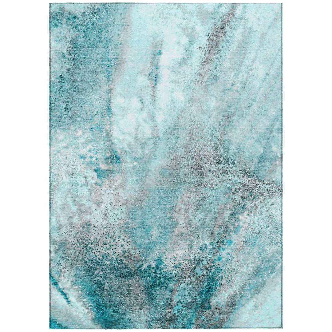 Addison Rugs Chantille ACN505 Teal 8' x 10 Indoor Outdoor Area Rug Stain Teal - 8' x 10'