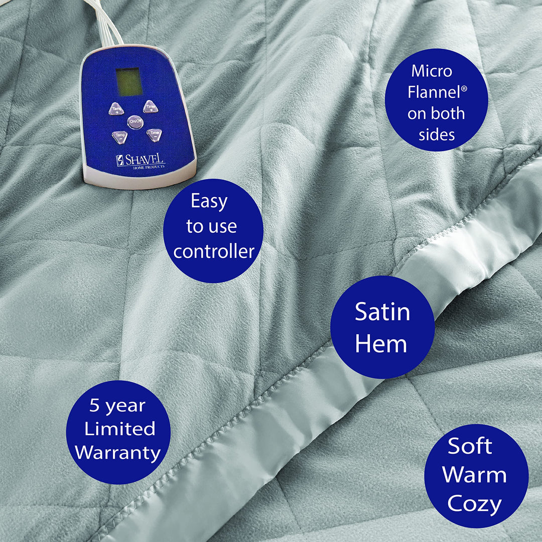 Thermee Electric Blanket 108Lx90W - Chino