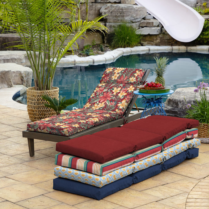 Arden Selections Outdoor Chaise Lounge Cushion