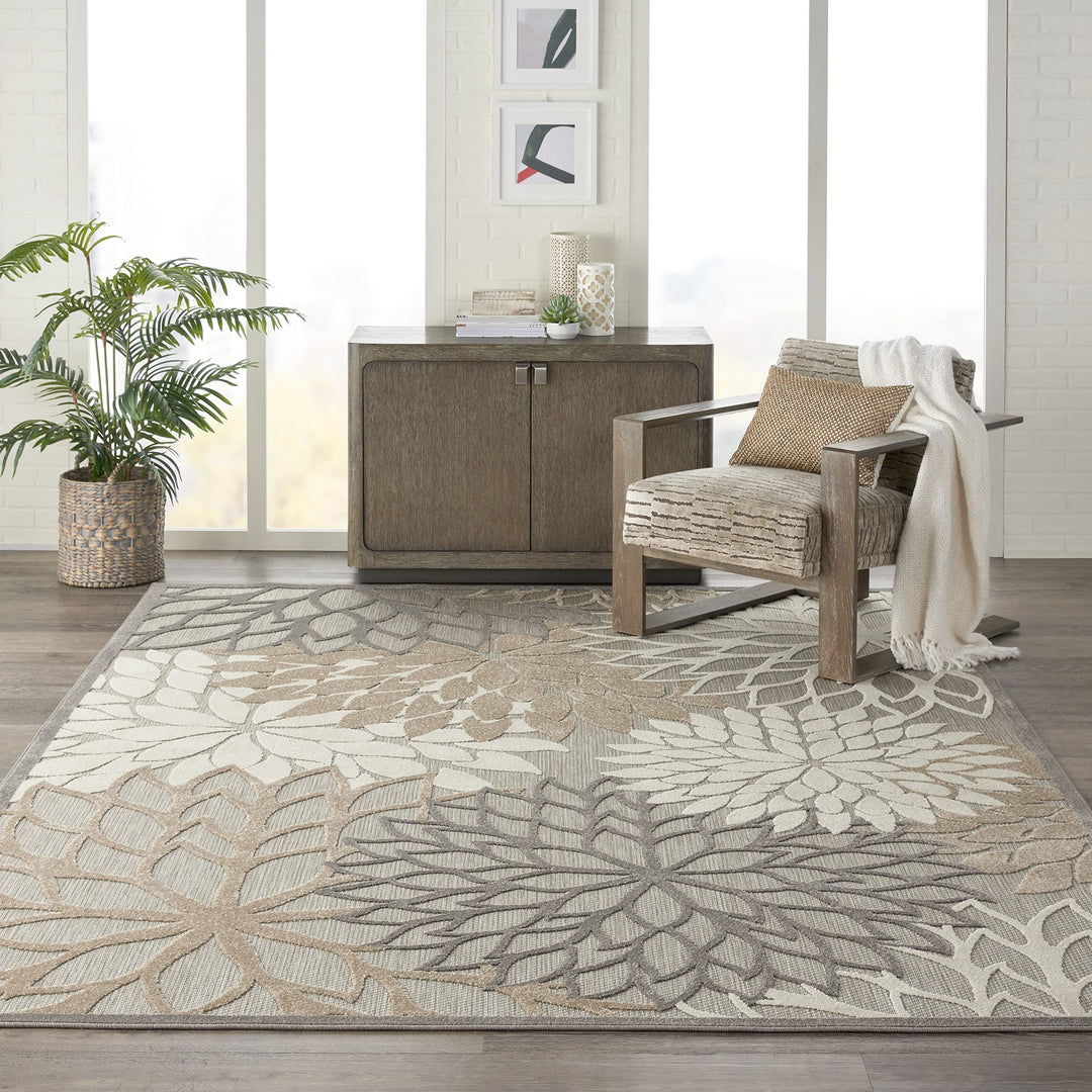 Nourison Aloha Floral Modern, Indoor/Outdoor Area Rug