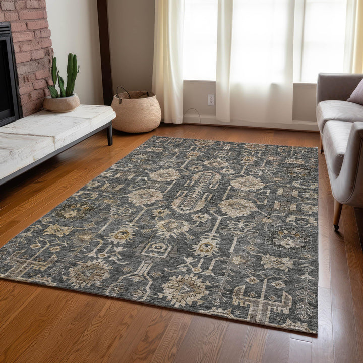 Machine Washable Indoor/ Outdoor Chantille Boho Rug