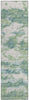 Addison Rugs Indoor/or Accord AAC36 Green Washable 2'3" x 7'6" Indoor 2'3" x 7'6" Runner - Green Teal Denim