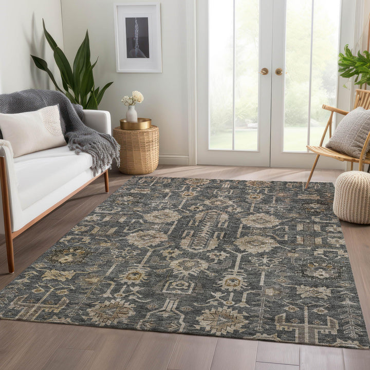 Machine Washable Indoor/ Outdoor Chantille Boho Rug