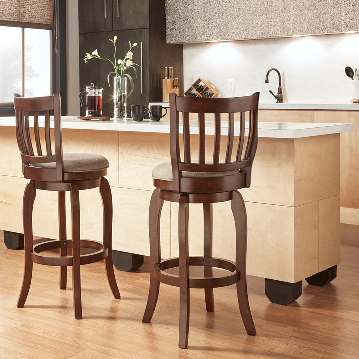 Inspire Q Ali Modern 29-inch High Back Bar Stool Swivel by Classic