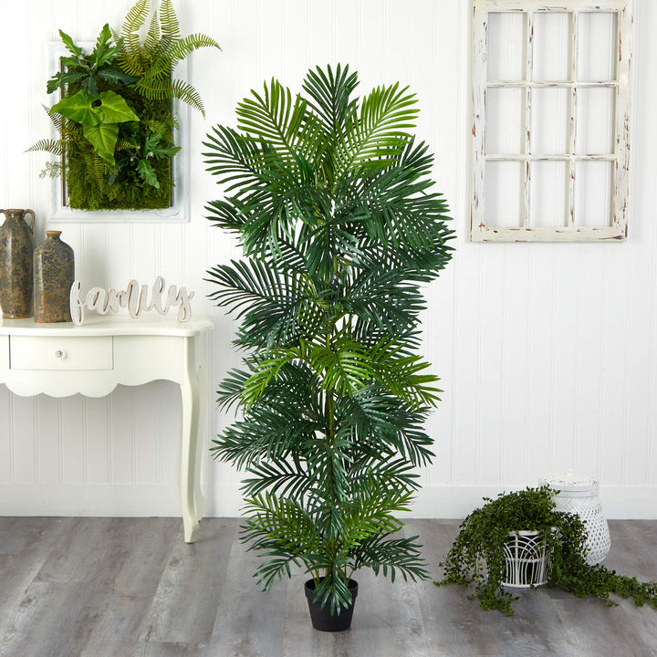 Nearly Natural 70in. Areca Artificial Palm Tree UV Resistant (Indoor/Outdoor)