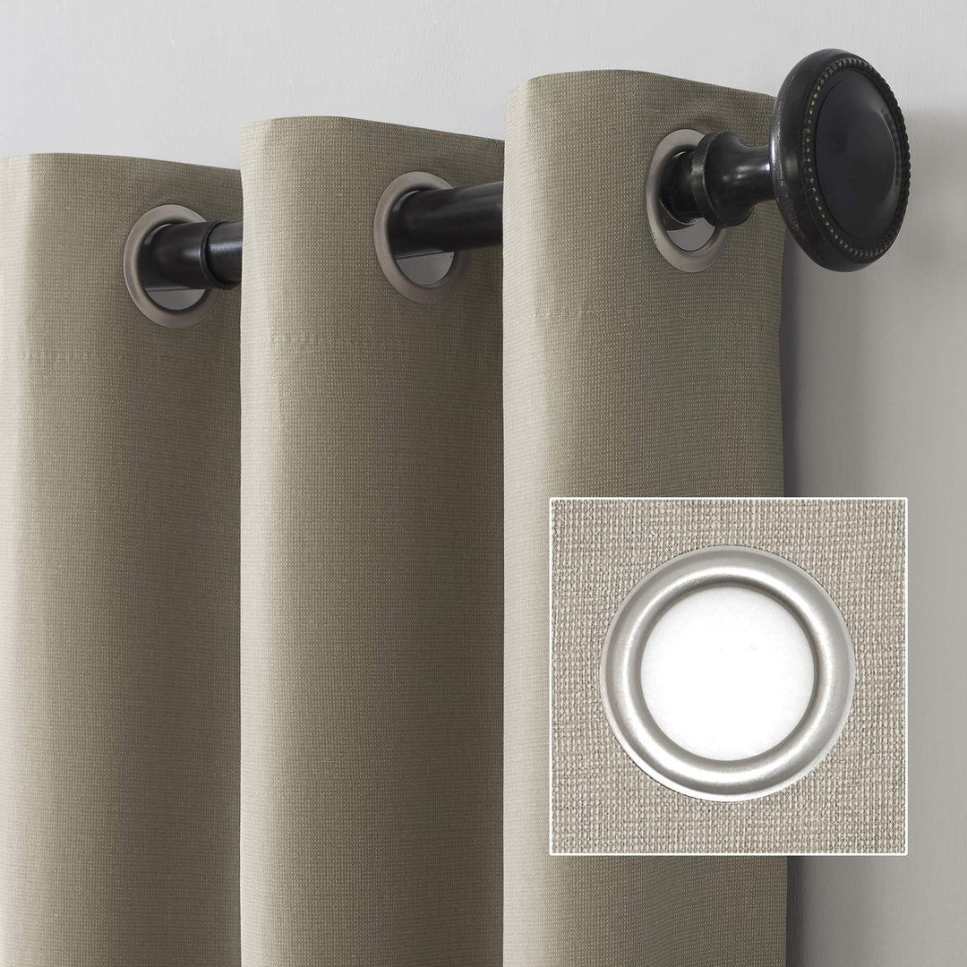 Sun Zero Duran Thermal Insulated Total Blackout Grommet 1-Piece Curtain Panel, Single Panel