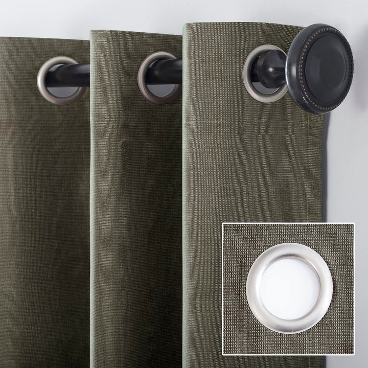 Sun Zero Duran Thermal Insulated Total Blackout Grommet 1-Piece Curtain Panel, Single Panel