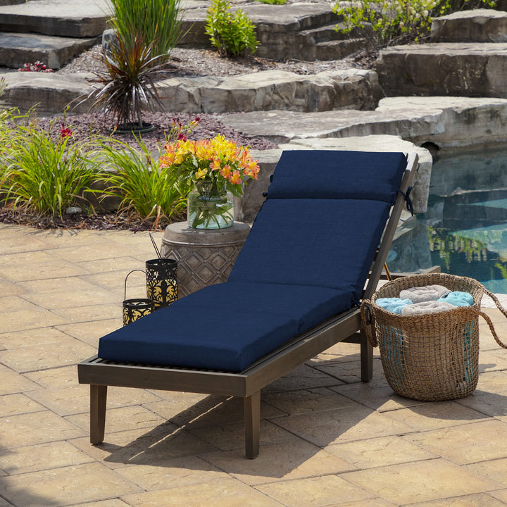 Arden Selections Leala Texture Outdoor Chaise Lounge Cushion