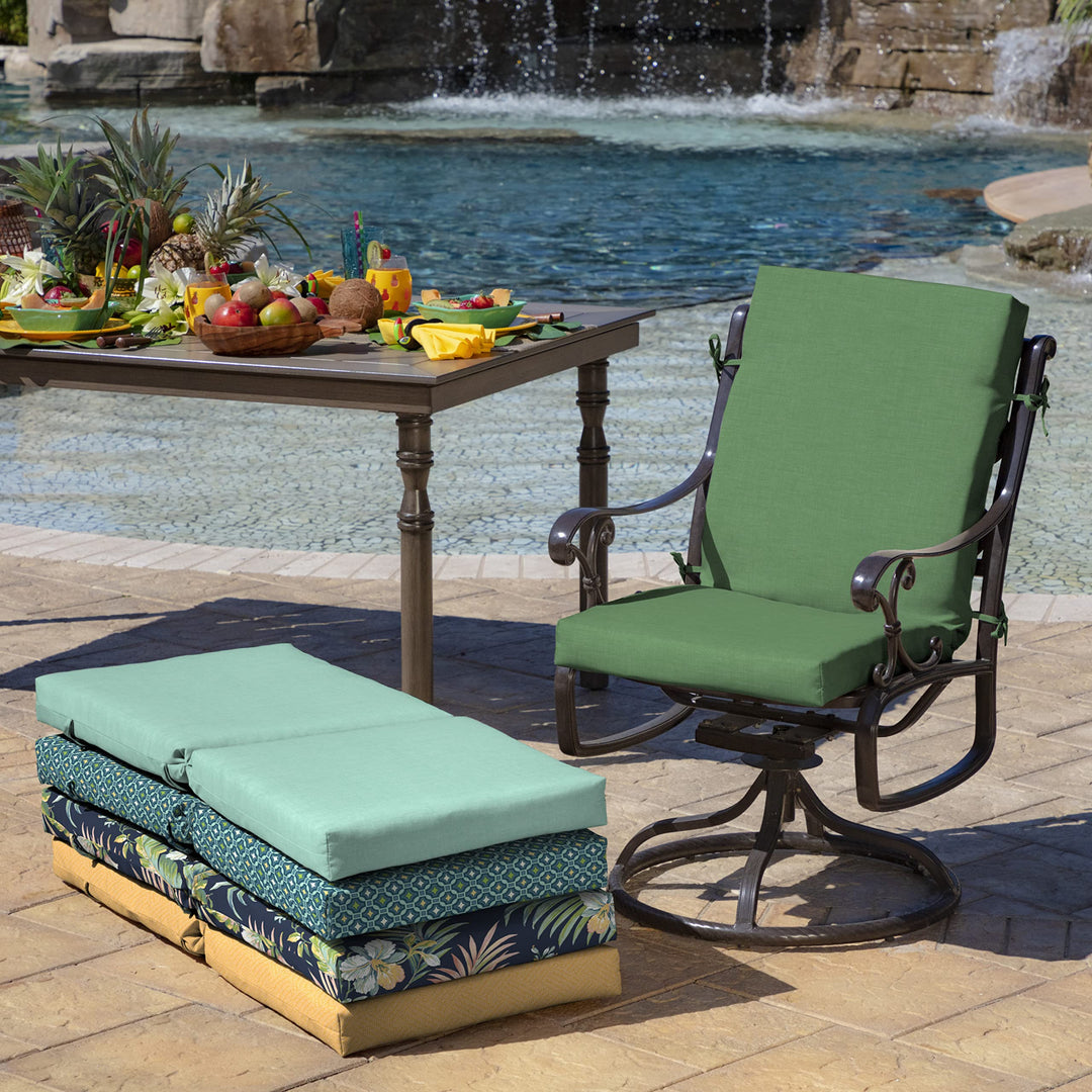 Arden Selections Leala Textured Outdoor Cushion Set