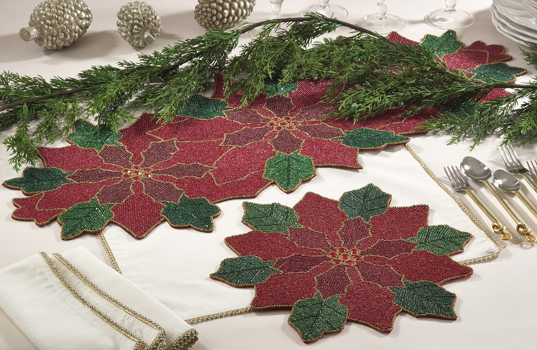 Beaded Table Runner