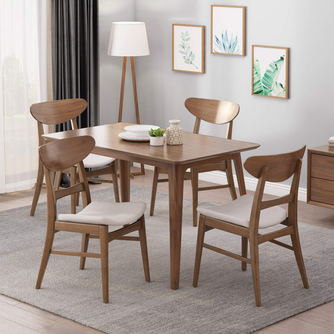 Christopher Knight Home Frances Mid-Century Modern Dining Chairs (Set of 4) 100% Dark