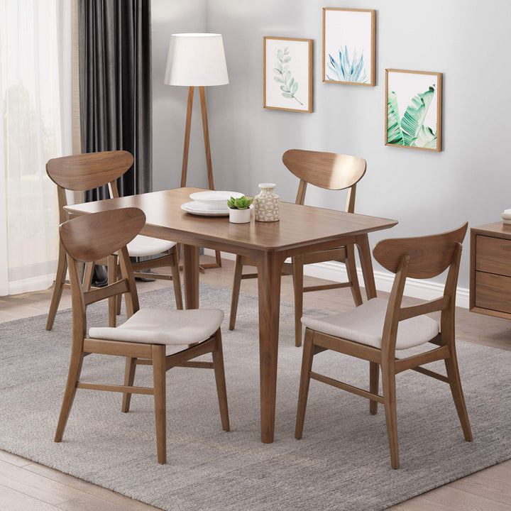 Christopher Knight Home Frances Mid-Century Modern Dining Chairs (Set of 4) 100% Dark