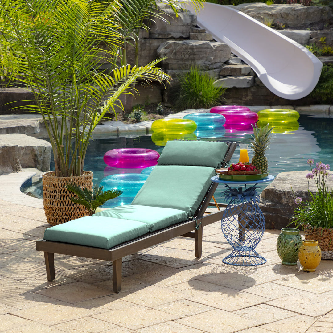 Arden Selections Leala Texture Outdoor Chaise Lounge Cushion