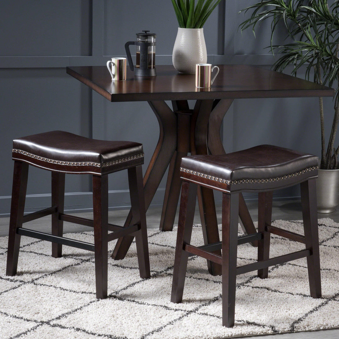 Christopher Knight Home Kainu Counter Stool Dark Brown