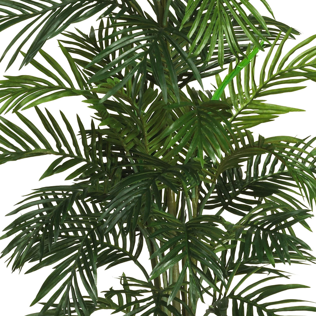 Nearly Natural 5263-0308 56in. Areca Palm Silk Tree with Basket Green 30" x