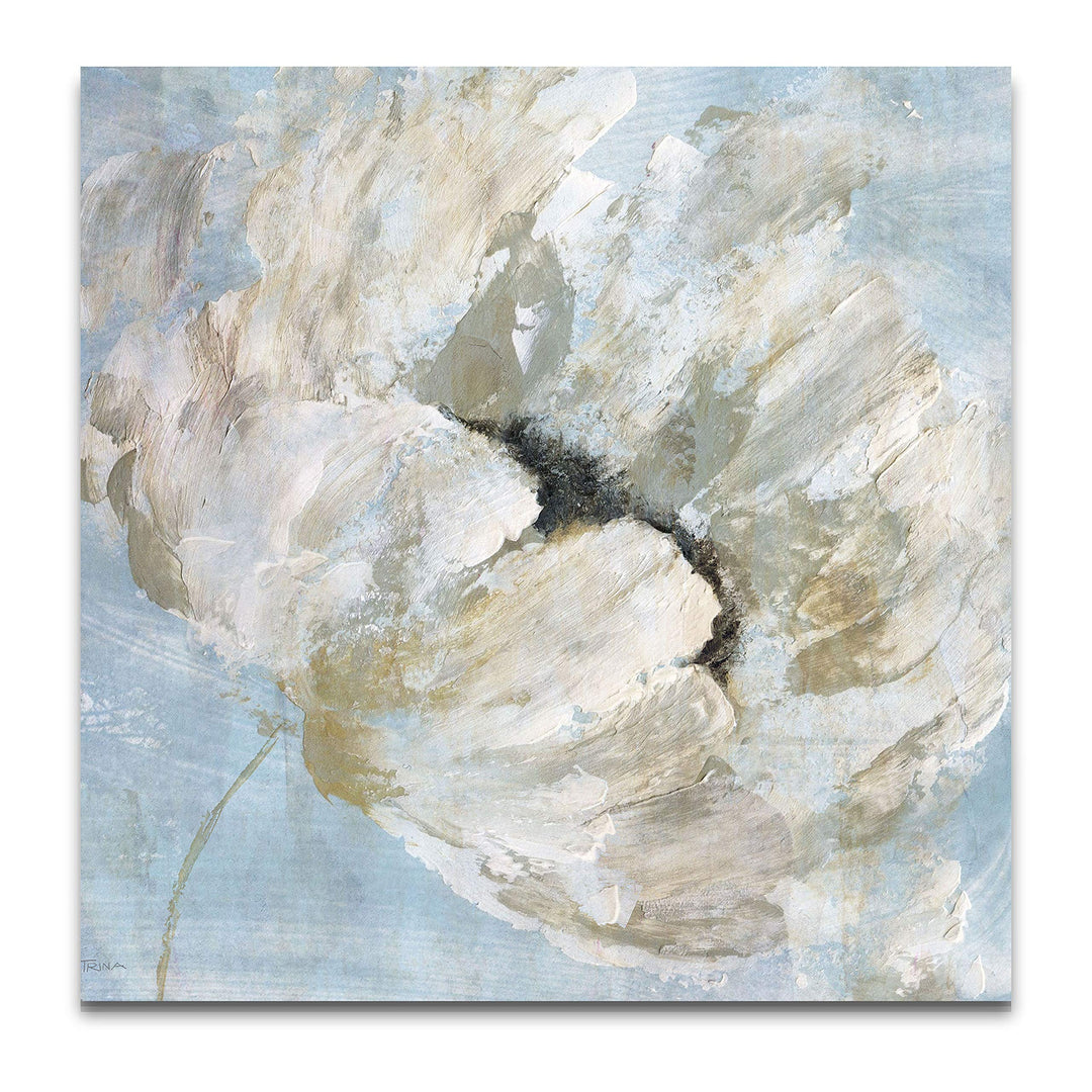 Wexford Home Blue Blanc Gallery Wrapped Canvas Wall Art 10x10