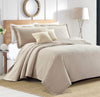 Sherry Kline Out of The Box 3-piece Embroidered Quilt Set (Taupe King) Taupe - King